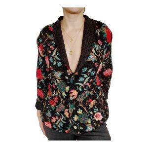 No Brand Reversible Floral Blazer Size L/XL